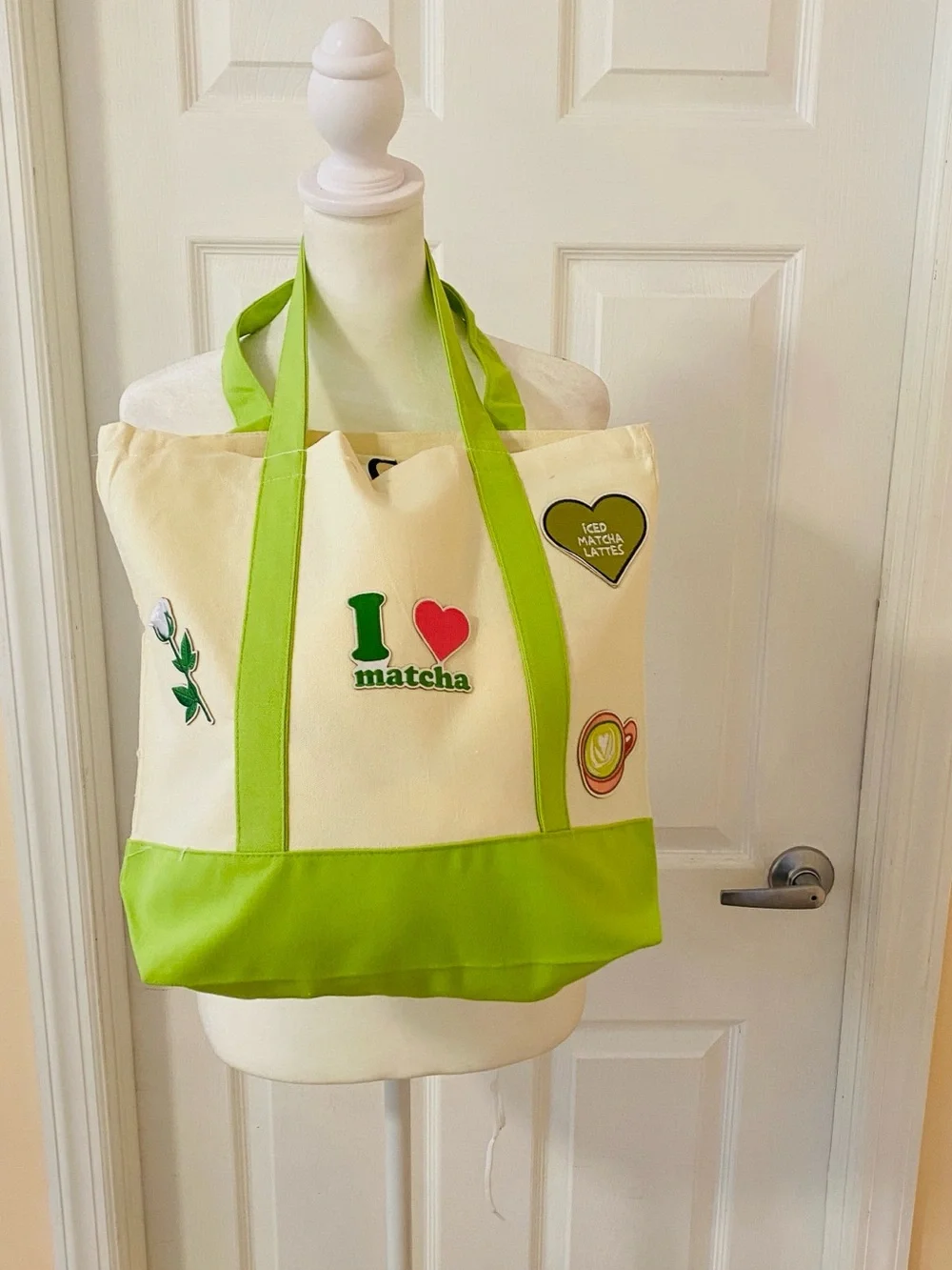 Handmade tote 14x13x4